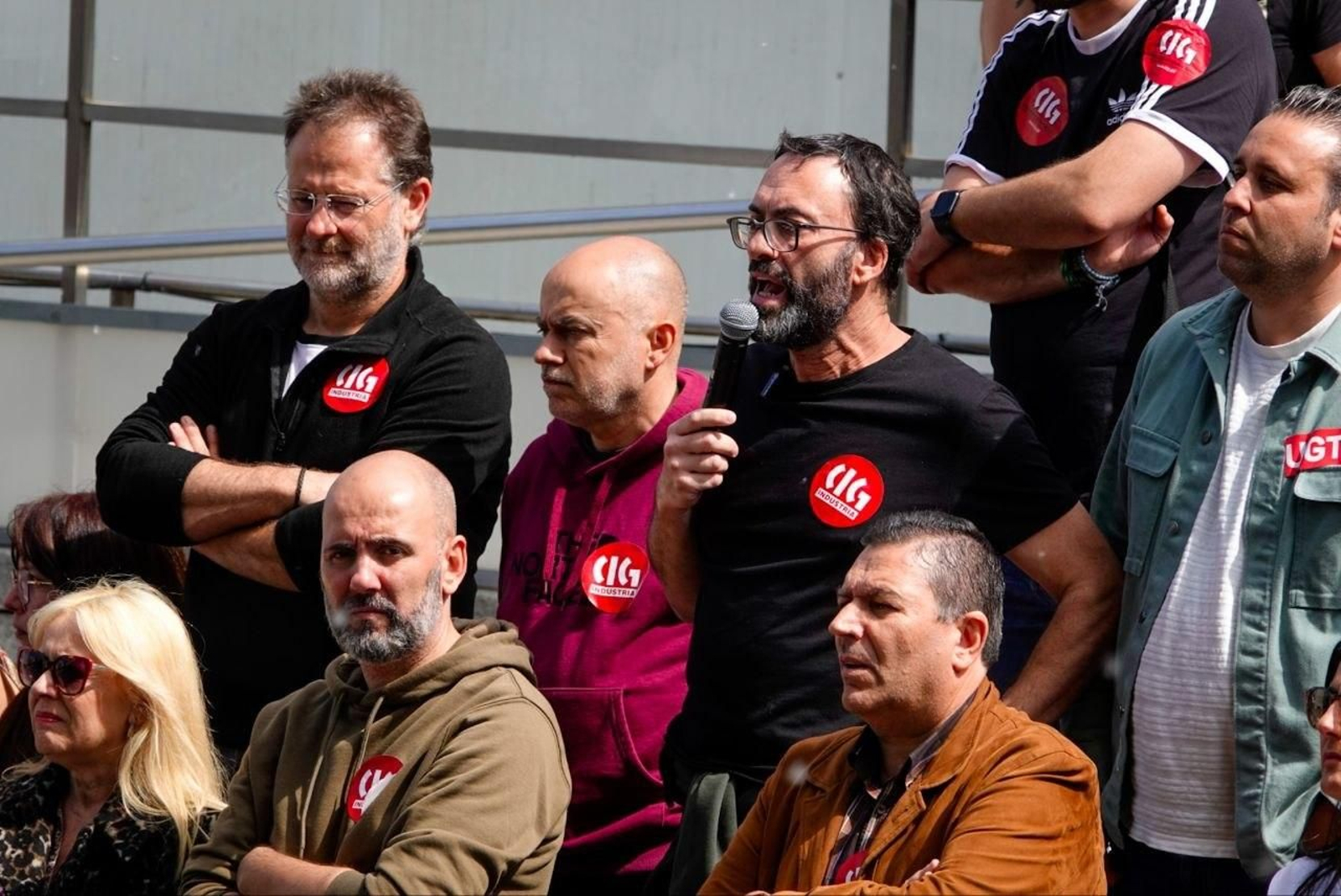 Galería | Masiva movilización del metal en Vigo en el inicio de la huelga