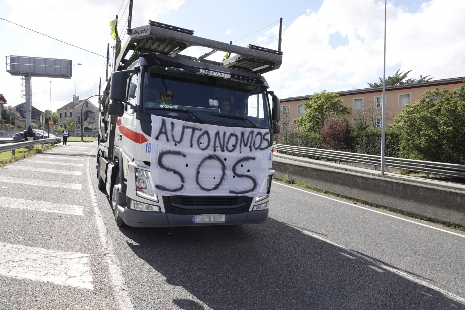 Imagen de archivo de una protesta de trabajadores autónomos