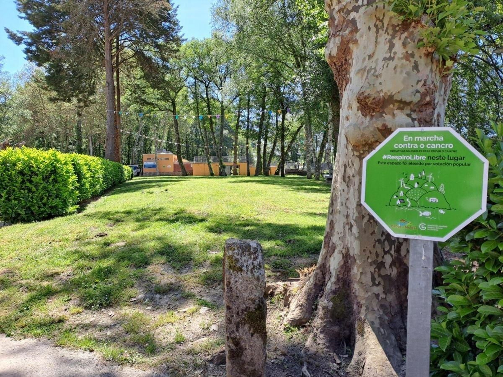 Parque Ansuiña, en Baños de Molgas, elexido novo espazo sen fume.
