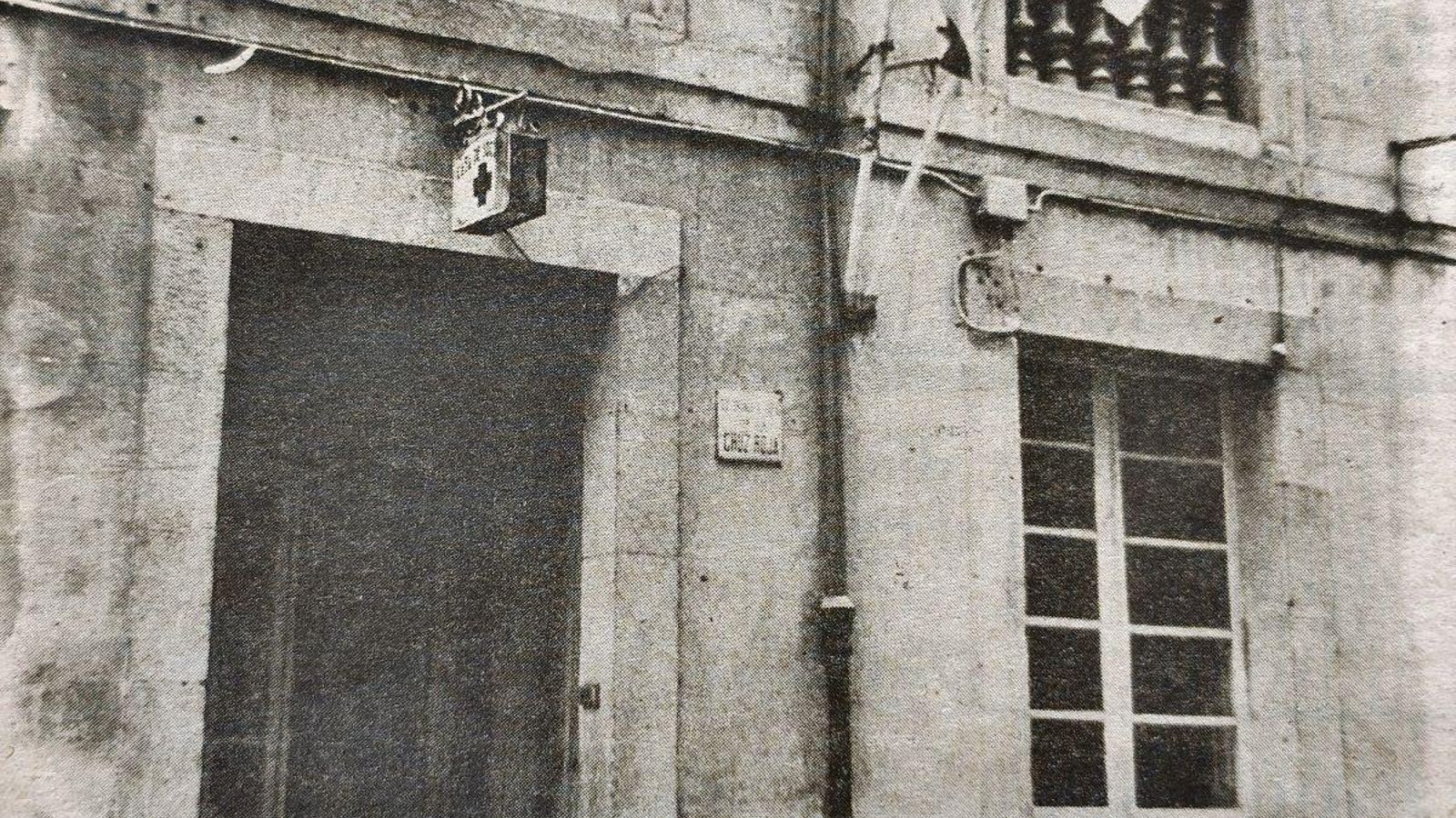 Entrada del Cuarto de Socorro en Orense.