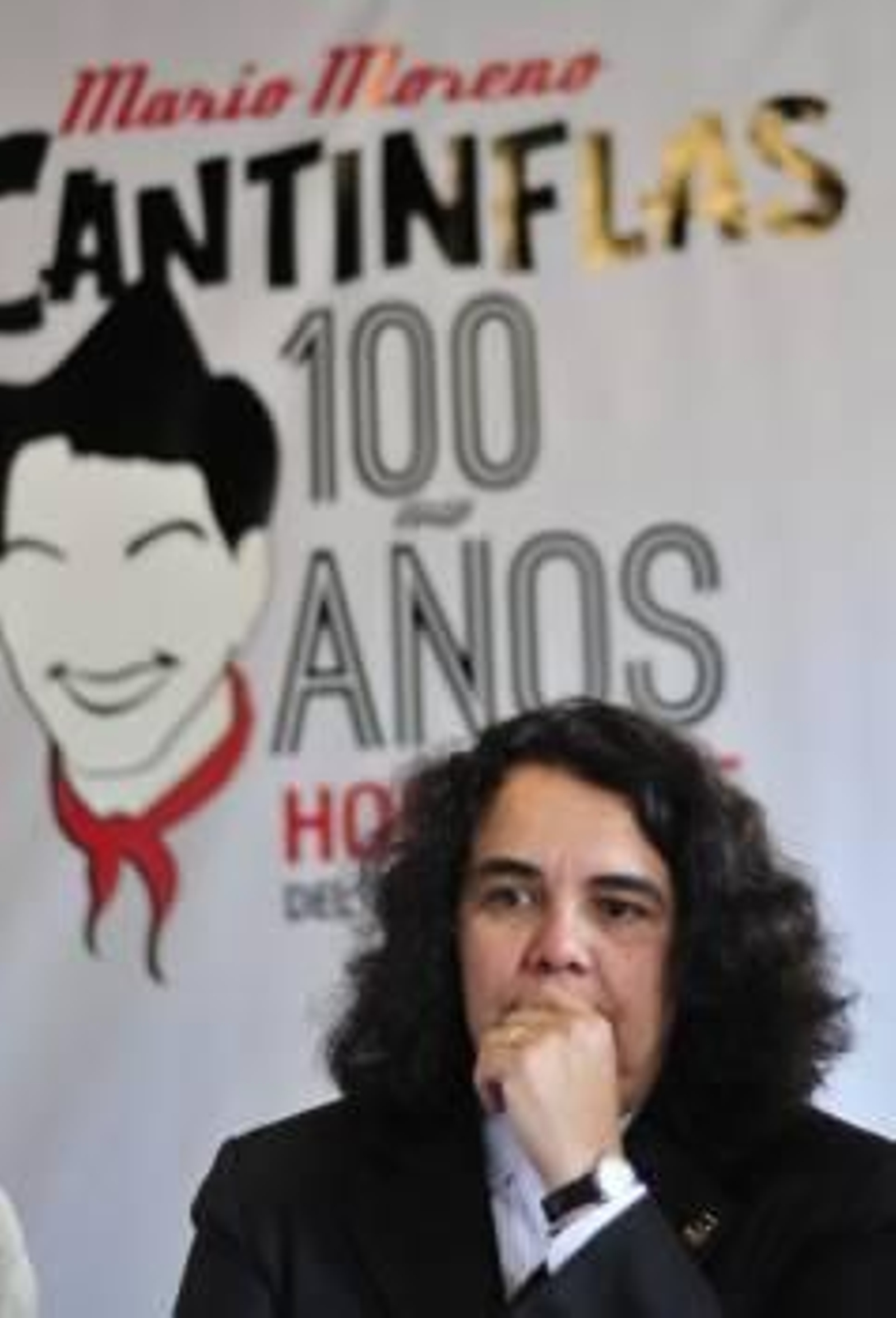 Consuelo Sáizar Directora de CONACULTA participa hoy martes 28 de junio de 2011, en una rueda de prensa en Ciudad de México, para dar a conocer los detalles del homenaje a los 100 años del nacimiento del comediante Mario Moreno 'Cantinflas' (1911-1993).