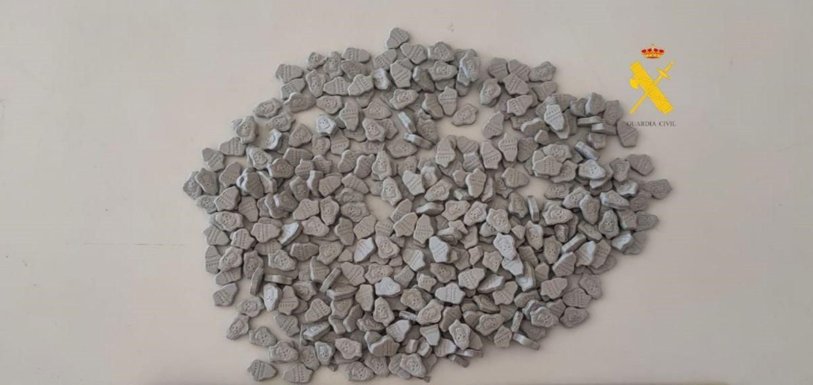 Pastillas de MDMA incautadas por los agentes.