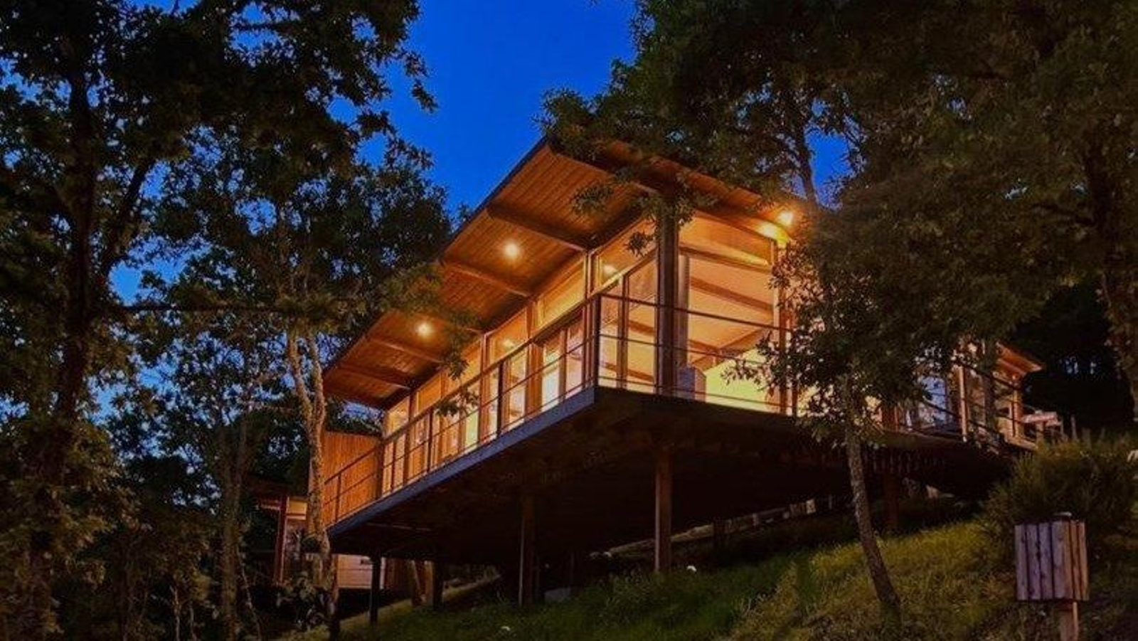 Una de las cabañas de Oseira.