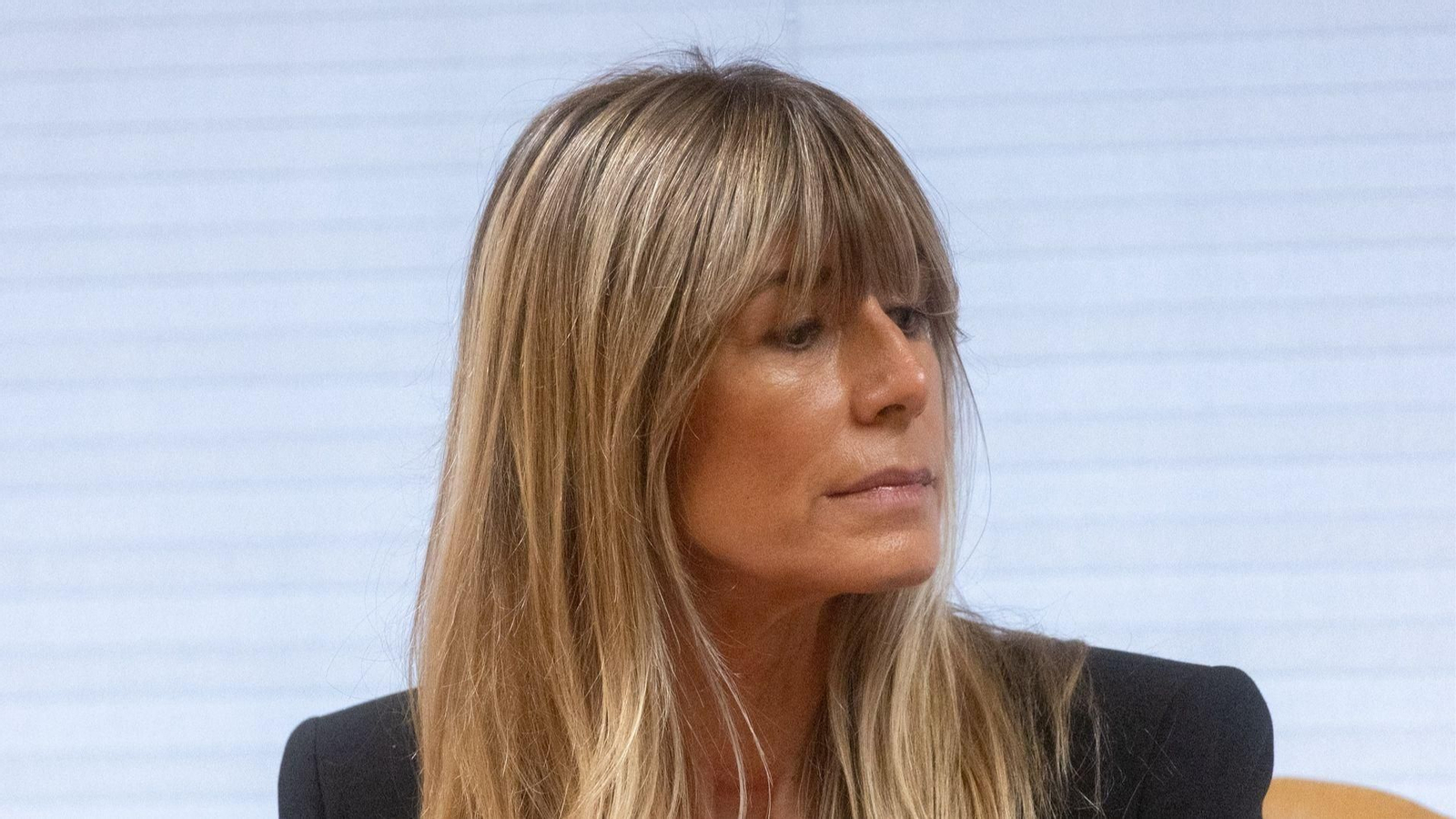 Begoña Gómez, durante la Comisión de Investigación sobre programas de cátedras y postgrados de la Universidad Complutense de Madrid.