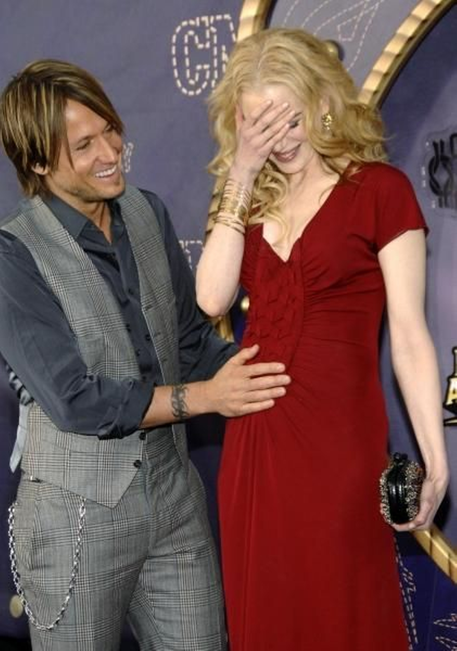 la actriz australiana Nicole Kidman con su marido.