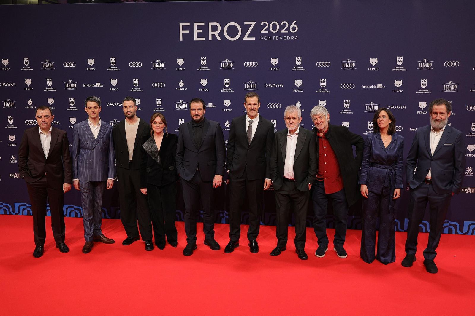 Galería | La alfombra roja de los Premios Feroz 2026 en Pontevedra