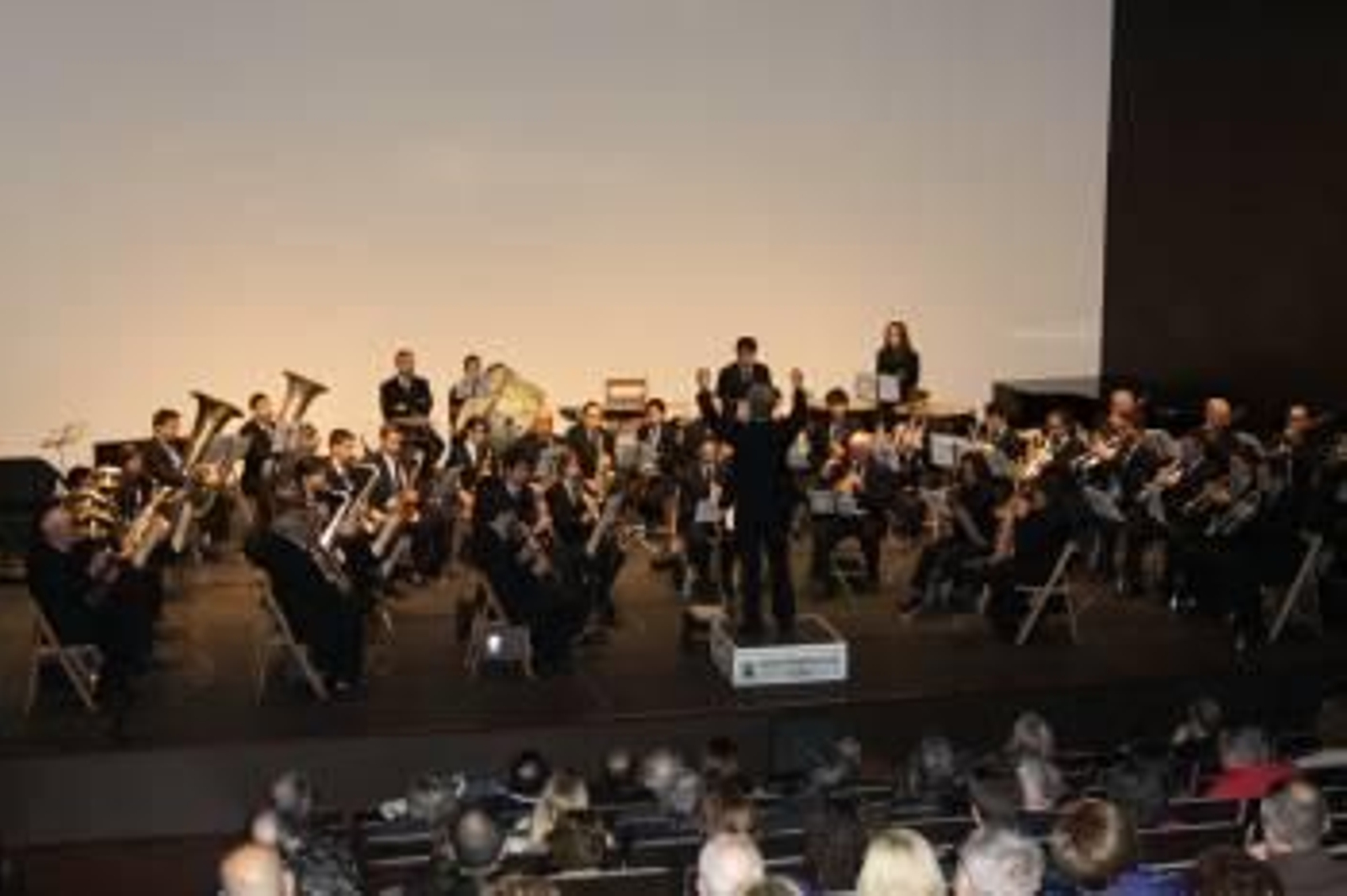 Integrantes de la Banda de Música de Celanova, en el último concierto de Santa Cecilia. (Foto: ARCHIVO)