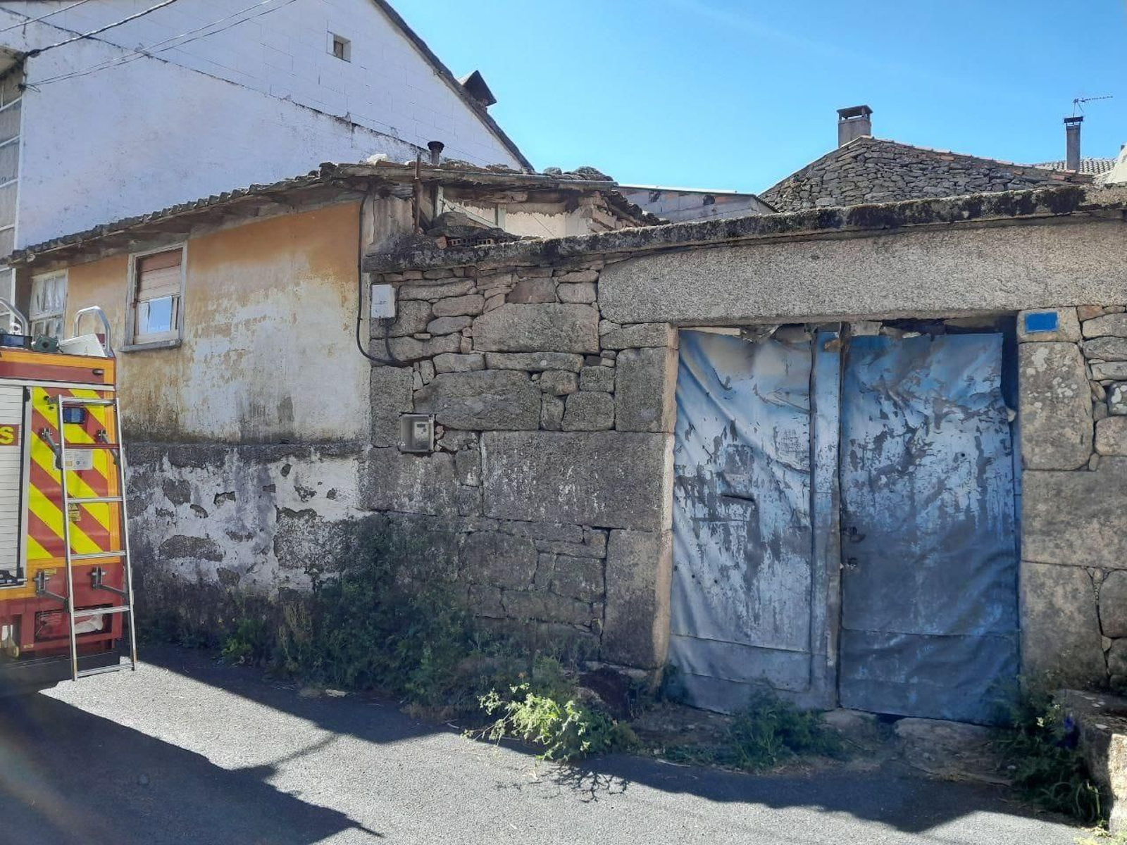 La vivienda en la que se encontró el cuerpo.