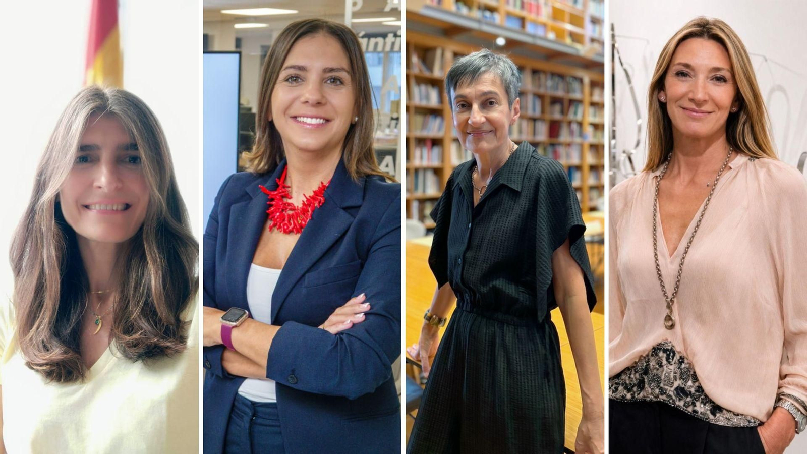 Natalia Botana, Susana Pérez, Dolores Vilavedra y Eva López.