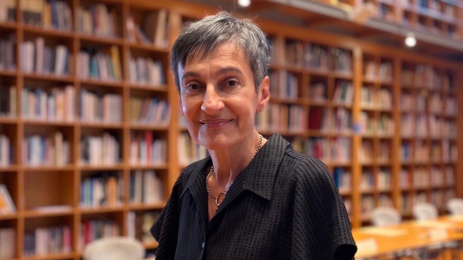 Dolores Vilavedra, trala súa elección como presidenta do Consello da Cultura Galega.