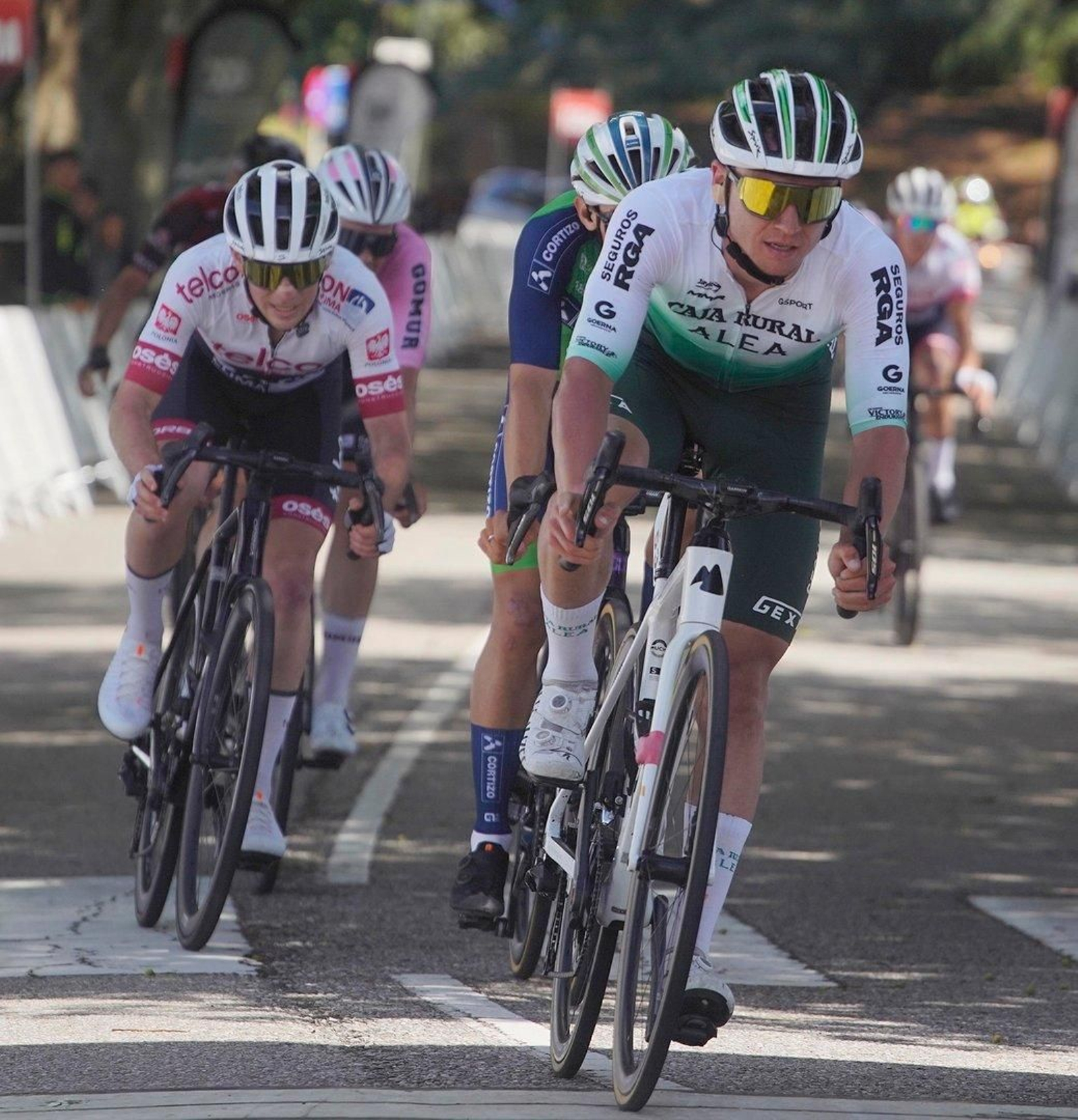 Copa de España de Ciclismo en Vigo.