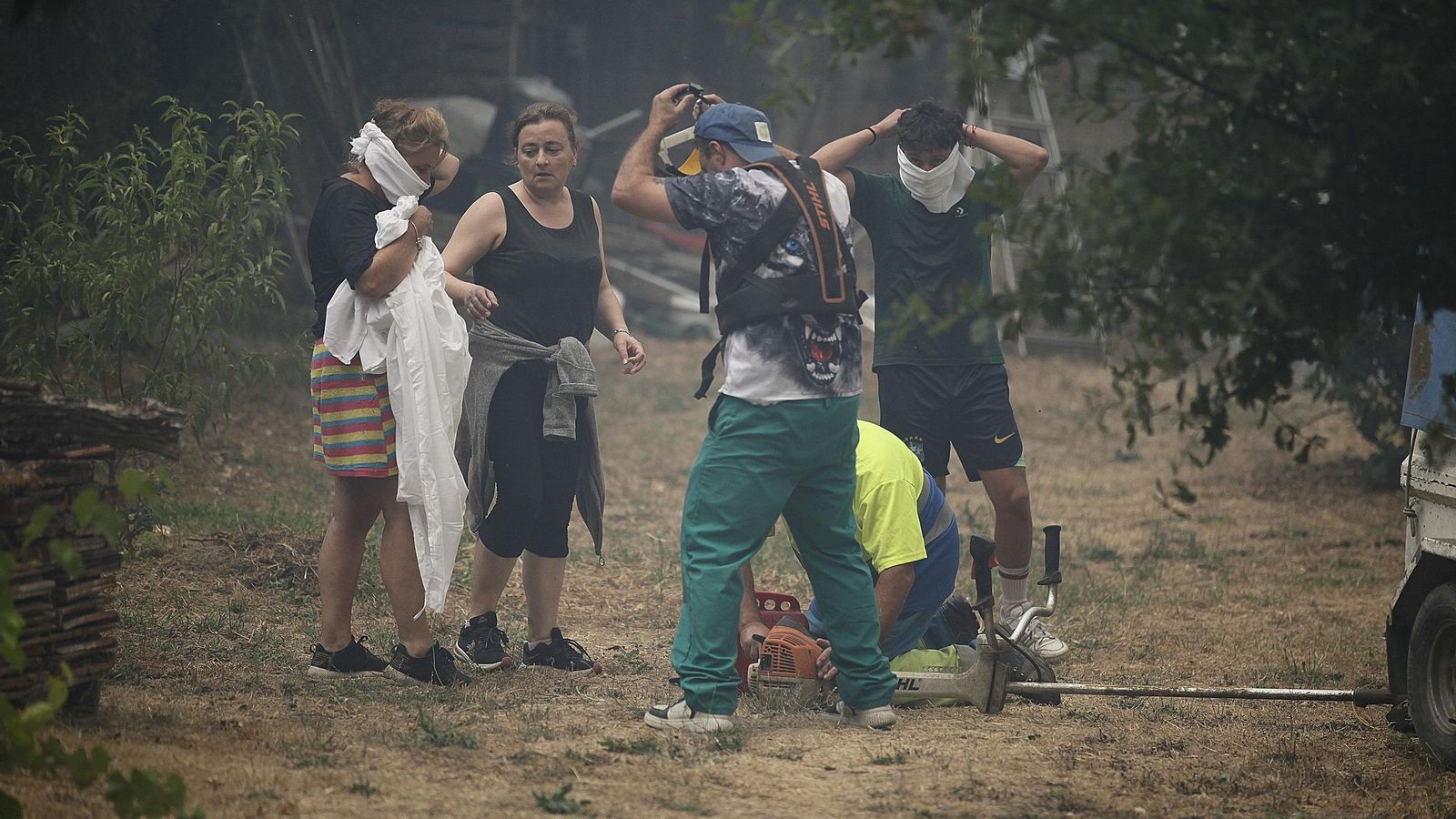 Galería | El fuego rodea Ourense