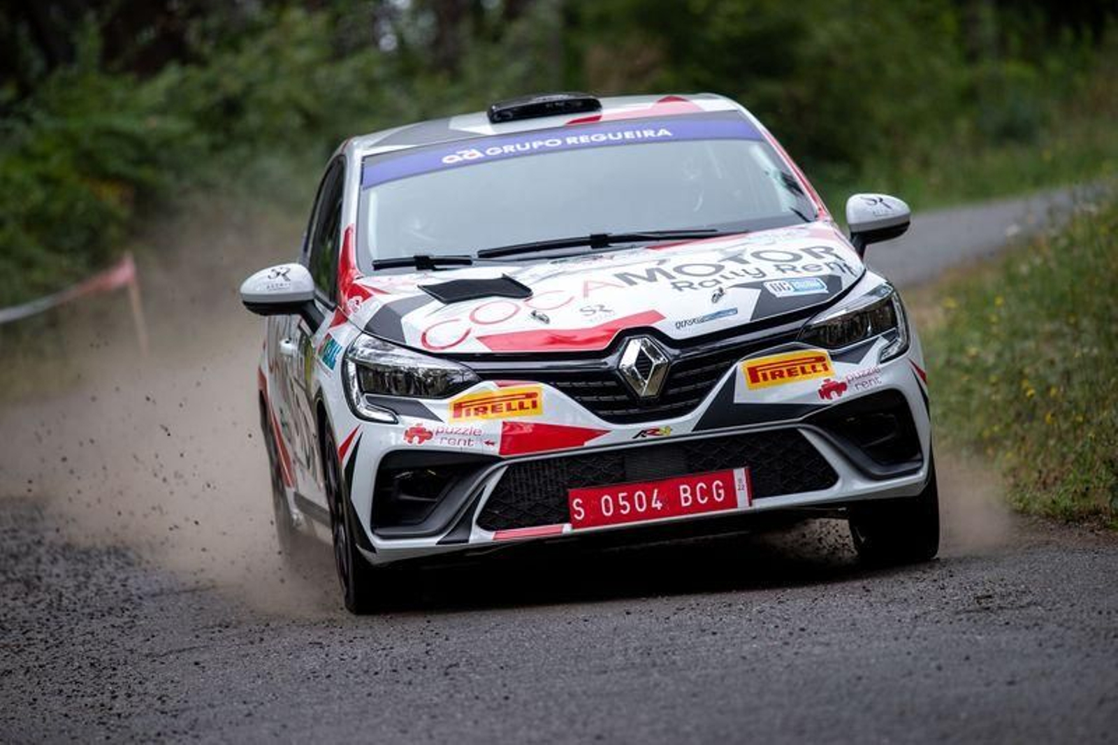 Sesión matinal de la segunda jornada del Rally do Lacón (ÓSCAR PINAL)