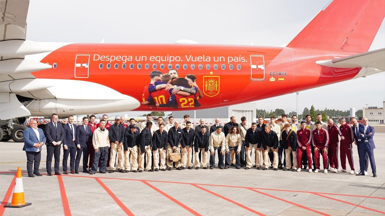 La expedición de la selección española en el Mundial 2026.