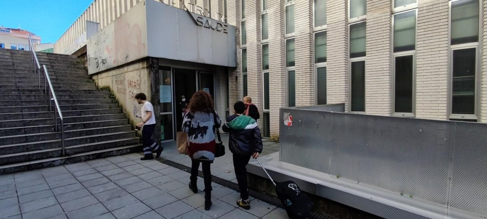 El centro de salud de Coia es uno de los mayores.