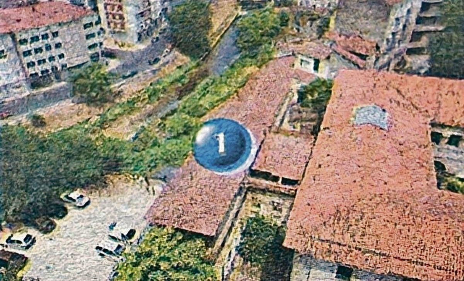 Parte trasera, donde irá el párking.