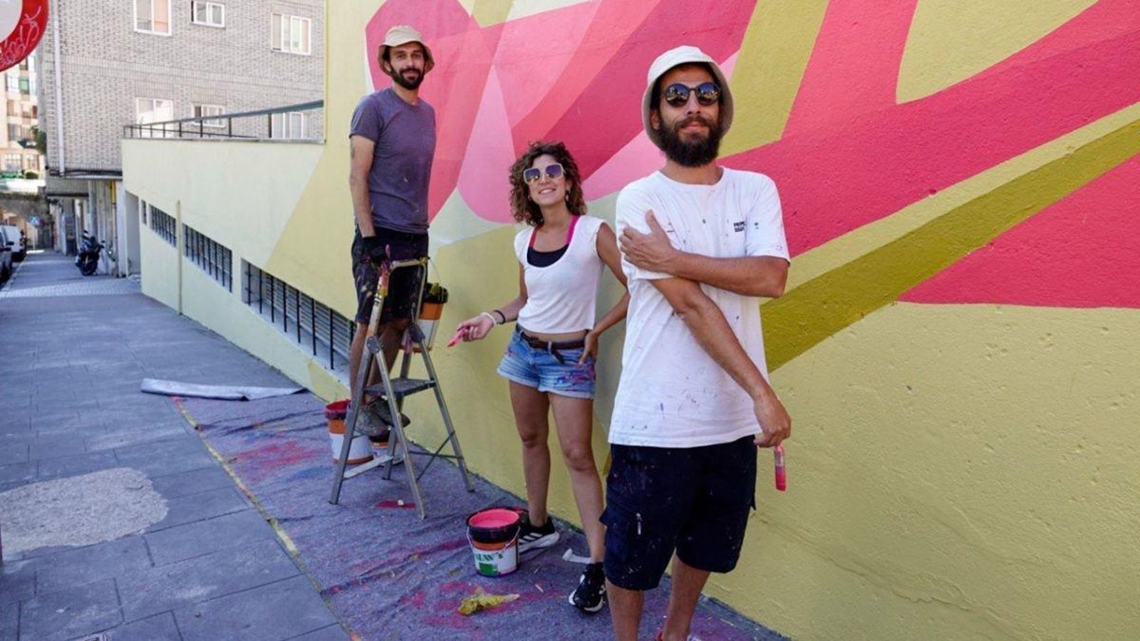 Zësar Bahamonte y sus asistentes.