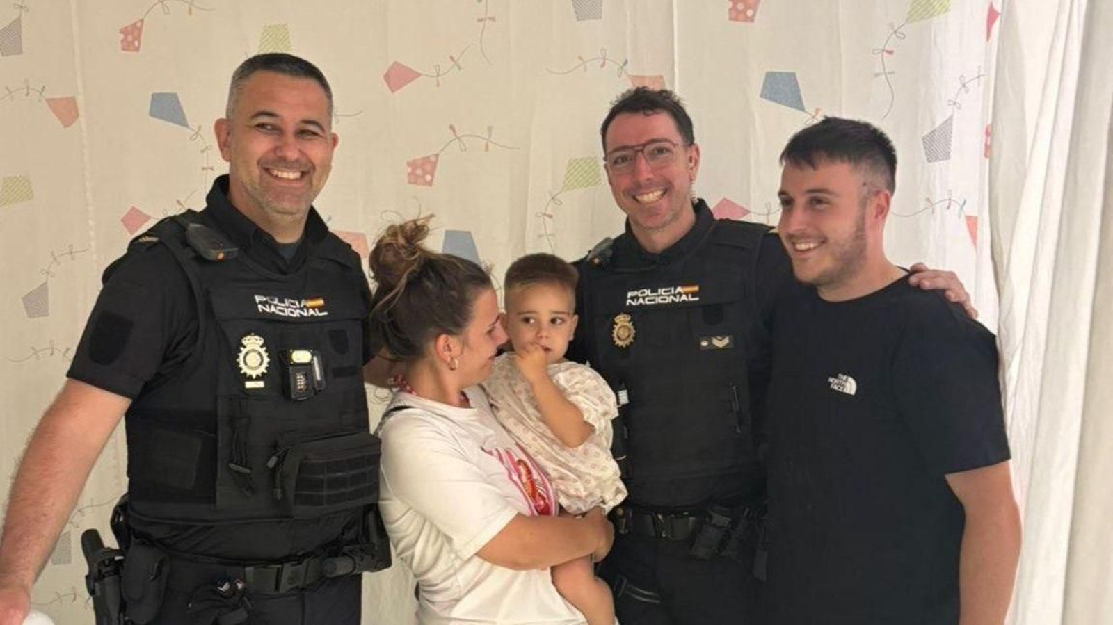 Salvado un niño de tres años en Vigo tras la rápida actuación policial