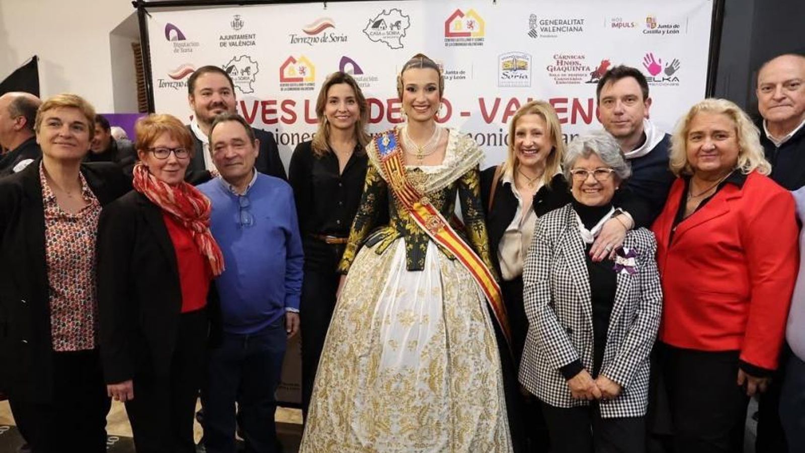 La Casa de Soria en Valencia celebró en 2025 su tradicional Jueves Lardero con la participación de más de 225 personas, entre ellos la Fallera Mayor de Valencia, Berta Peiró García.