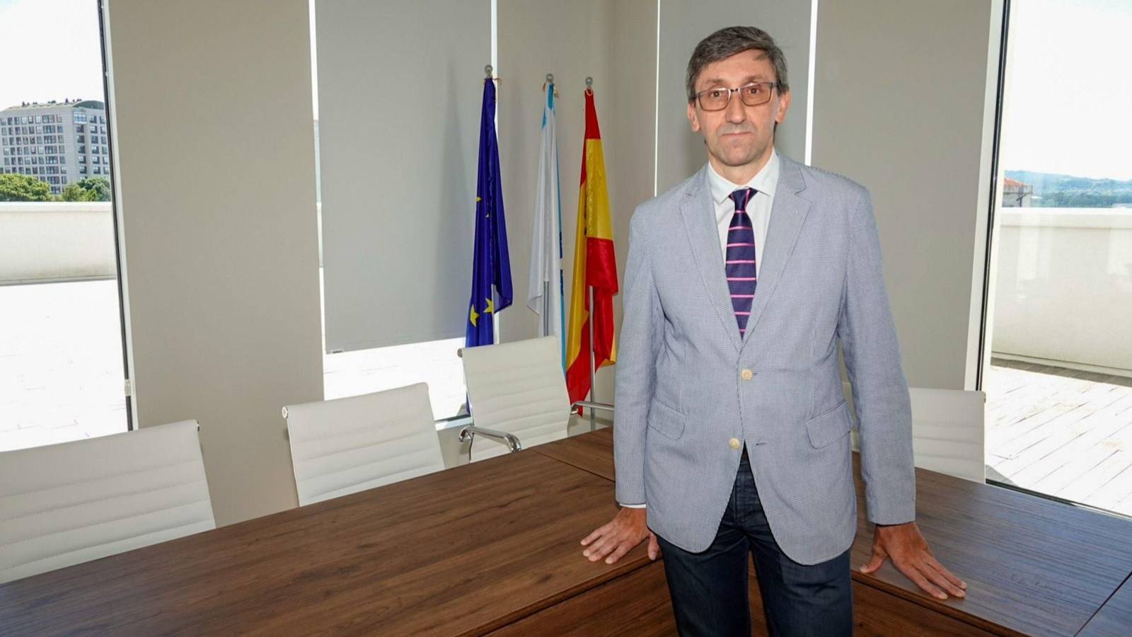 El magistrado Manuel Pereira, este jueves.