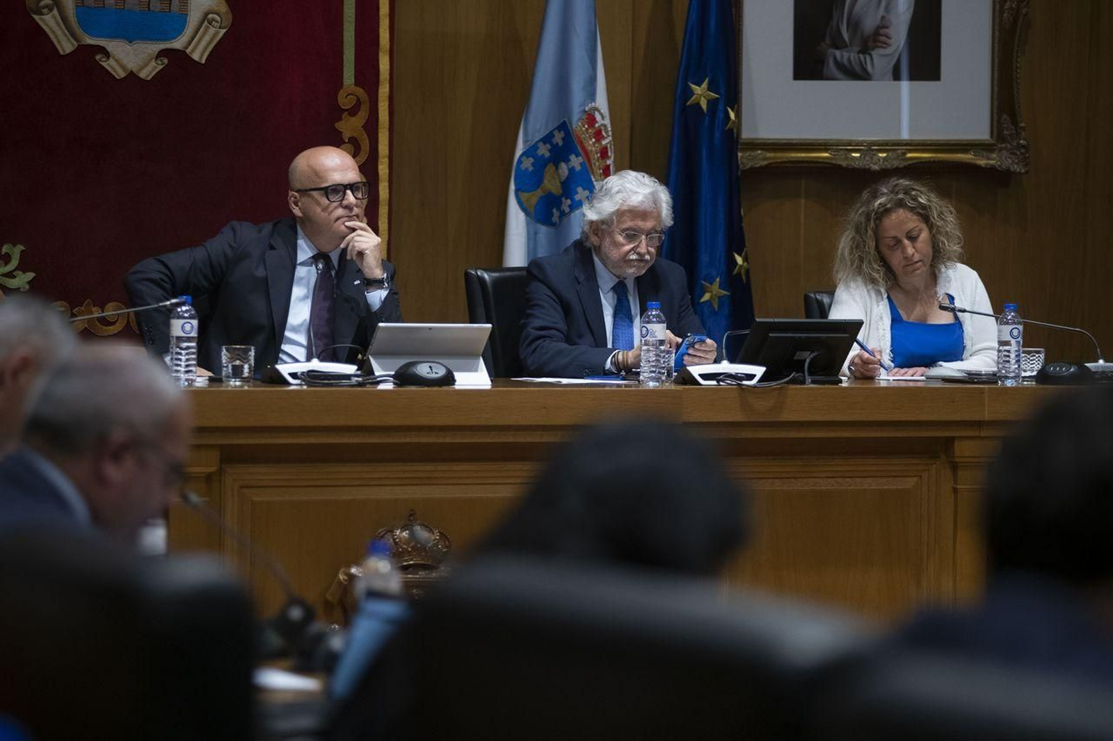 Pleno de la Diputación. Foto: Xesús Fariñas