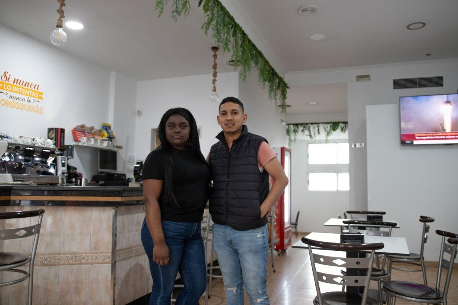 Carla Saba y Gabriel García en A Parada Café Bar.