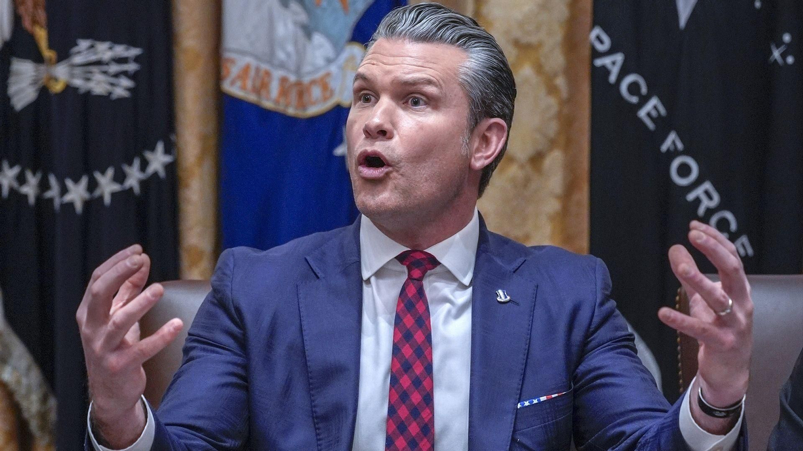 El secretario de Guerra de los Estados Unidos, Pete Hegseth