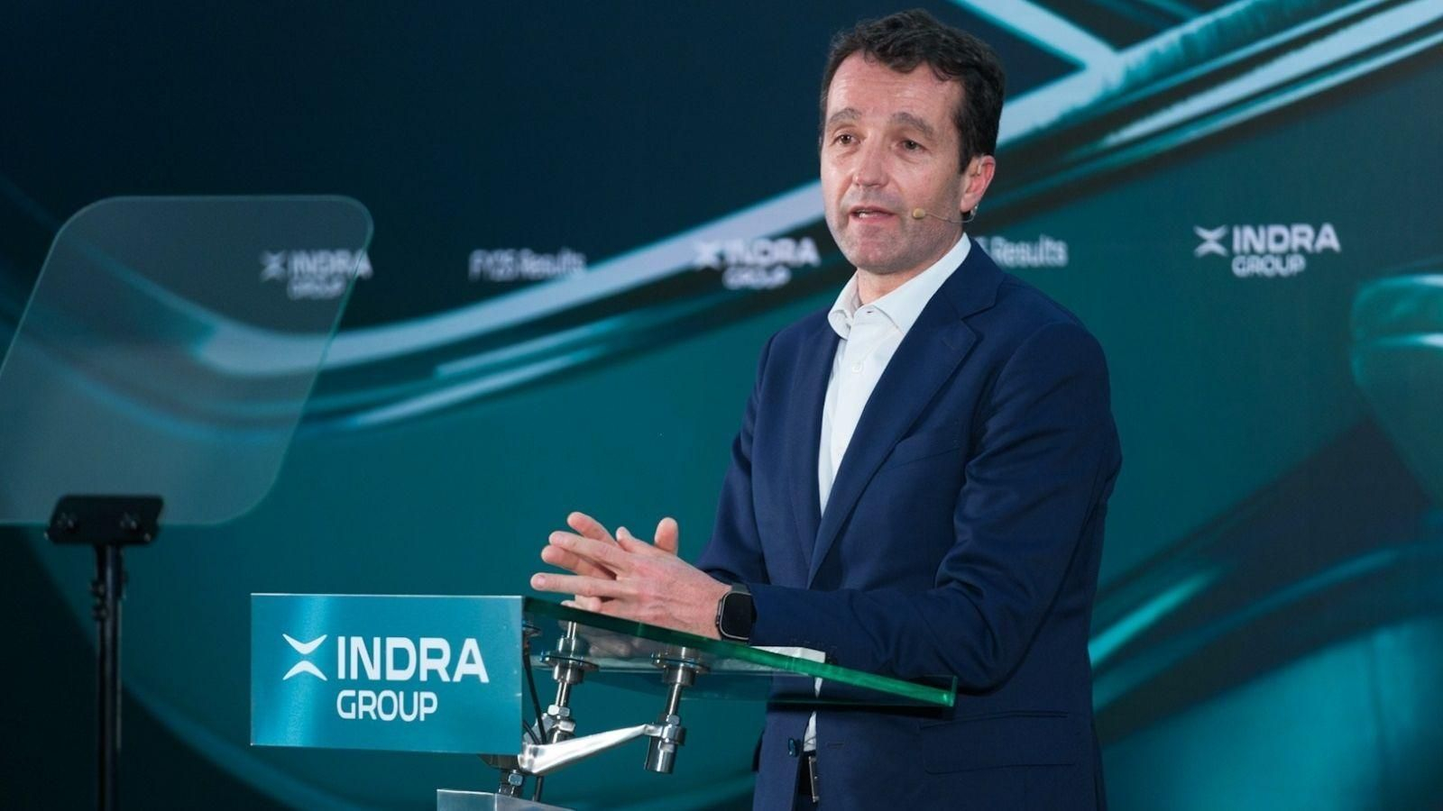 El presidente de Indra, Ángel Escribano, en una imagen de archivo.