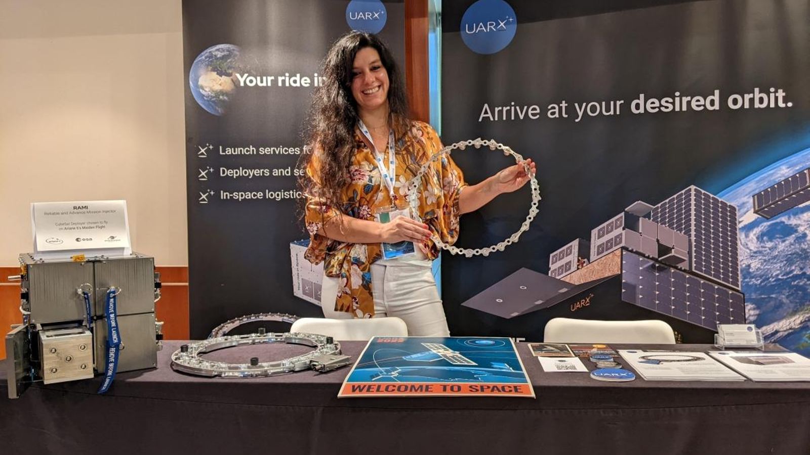 Es cofundadora de Uarx Space, instalada en Porto do Molle (Nigrán).