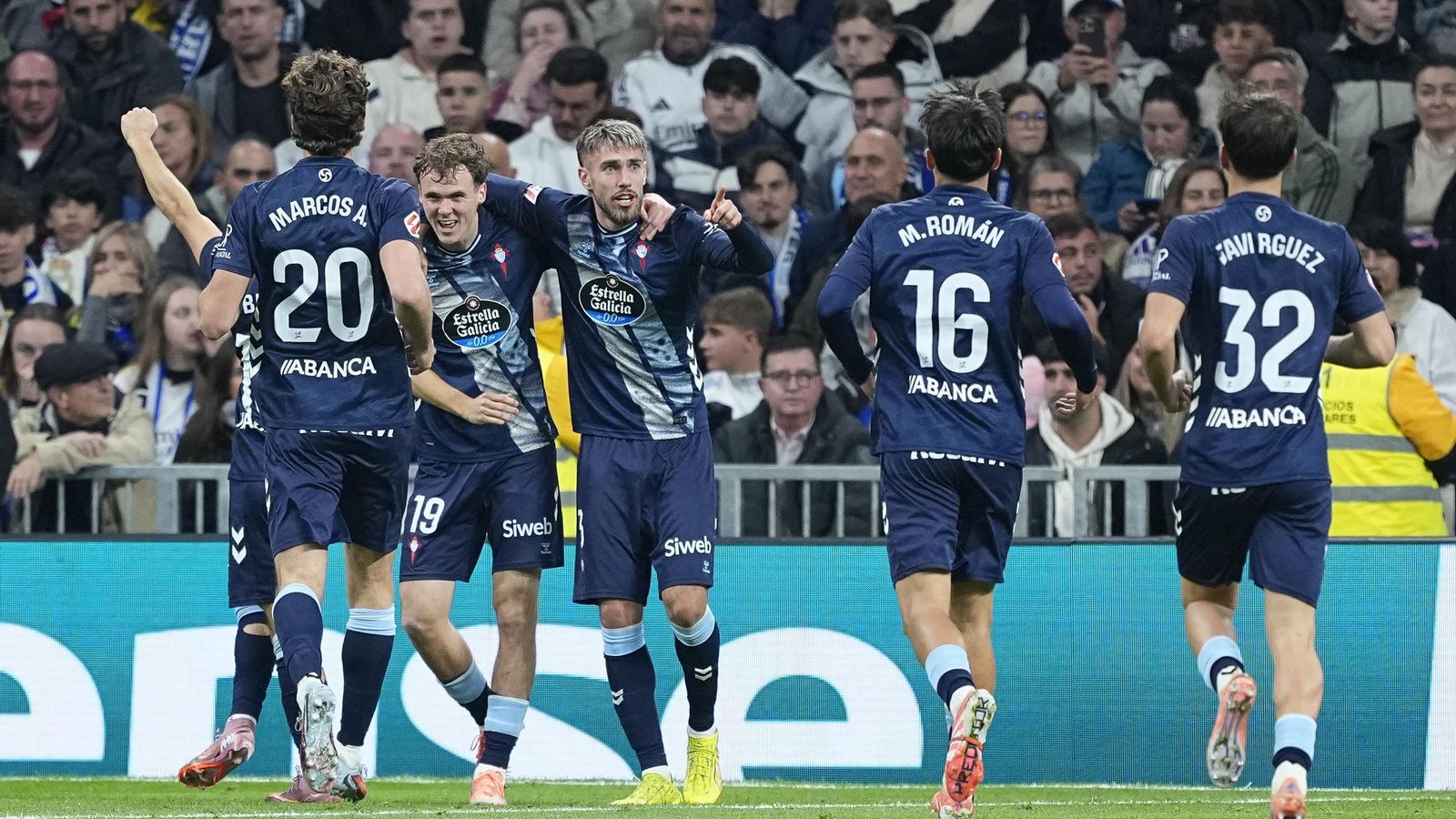 Galería | El Celta regresa al Santiago Bernabéu