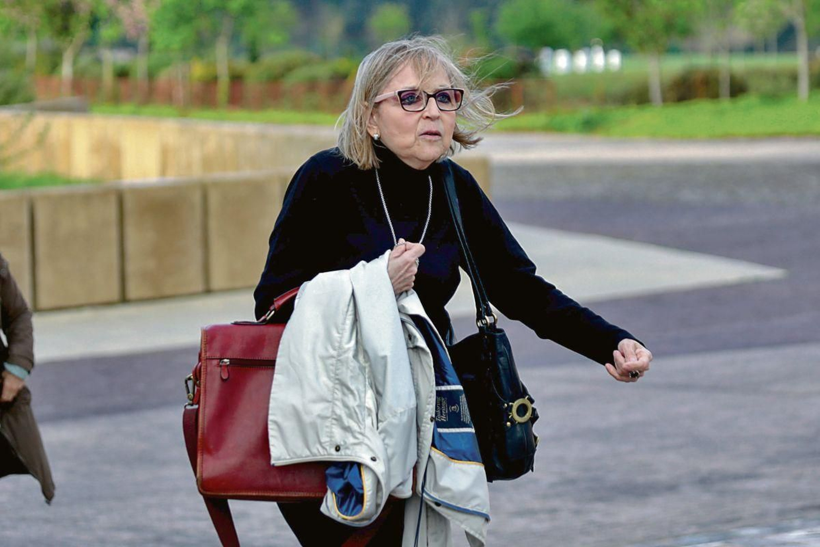 La exdiputada en la Asamblea de Madrid, María Teresa Gómez-Limón, ayer en Santiago.