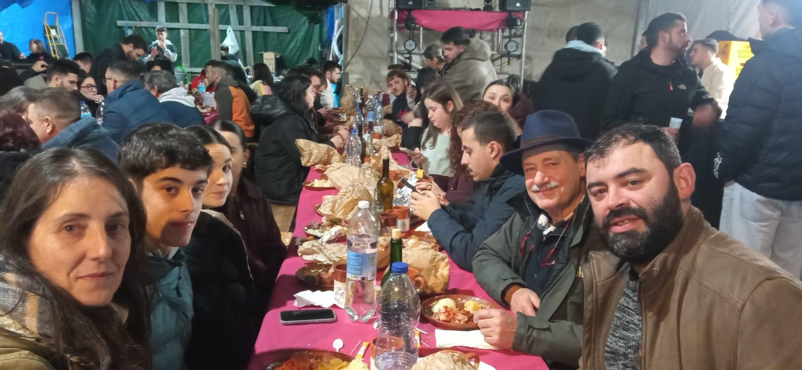 Galería | Cocido para combatir la borrasca Ingrid en Piñeiro