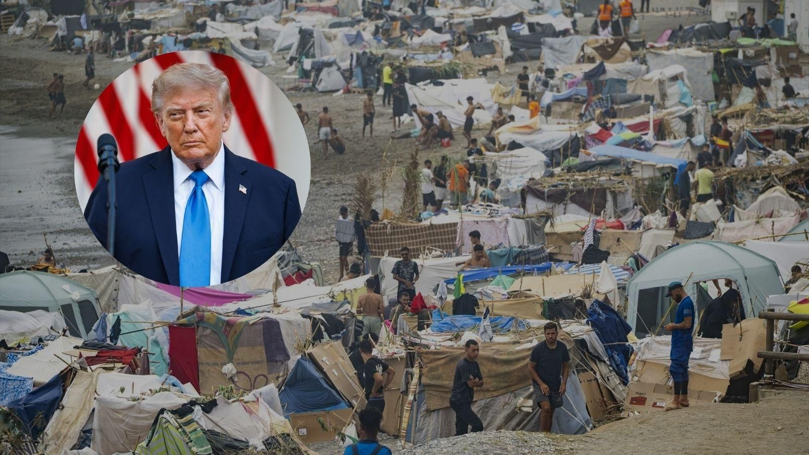 Donald Trump vuelve a criticar a España por su gestión de la crisis migratoria y su aportación a la OTAN.