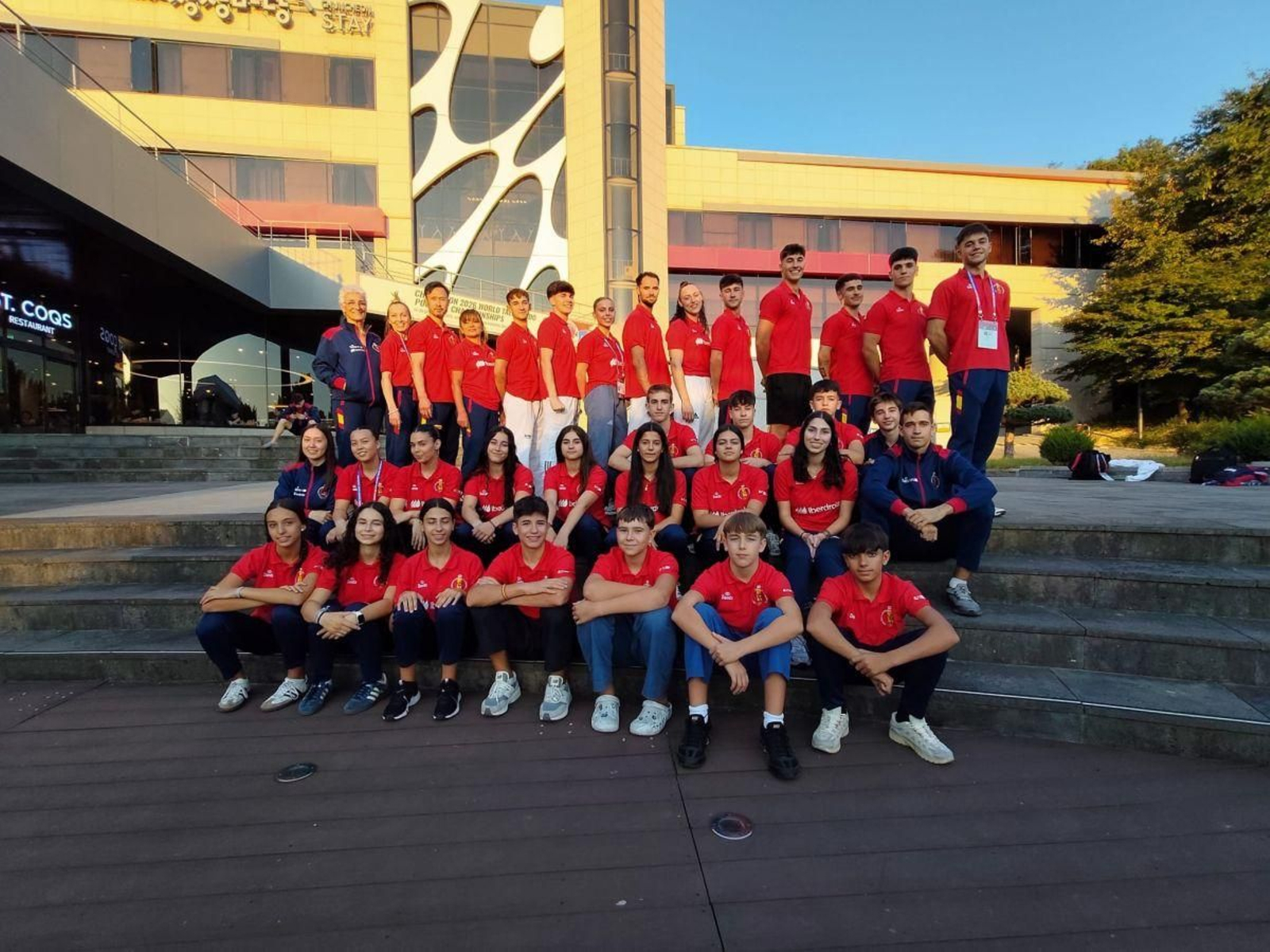La nutrida representación gallega en el Campeonato del Mundo de poomsae.