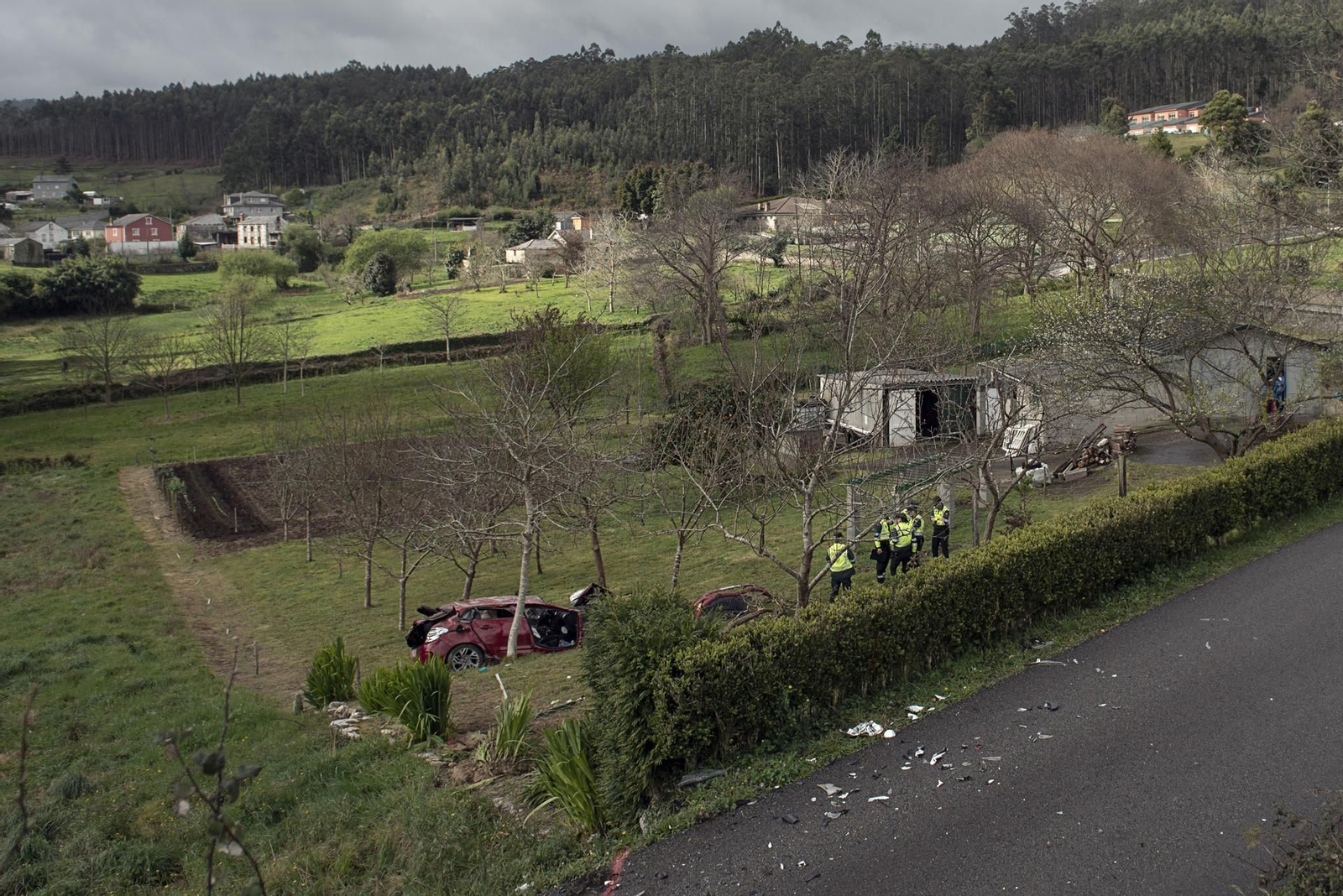 Accidente mortal en Xove (EFE)
