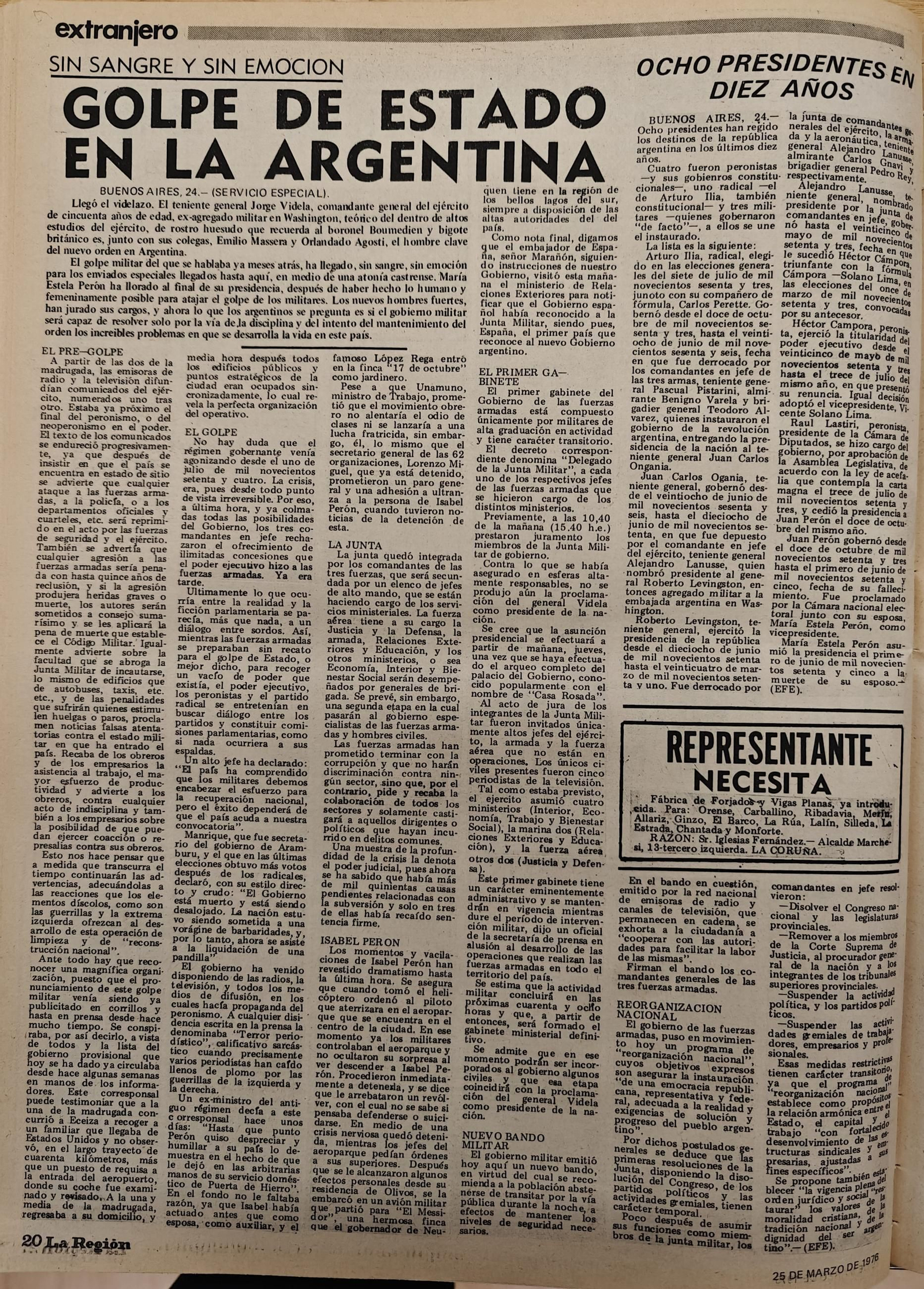25 de marzo de 1976.