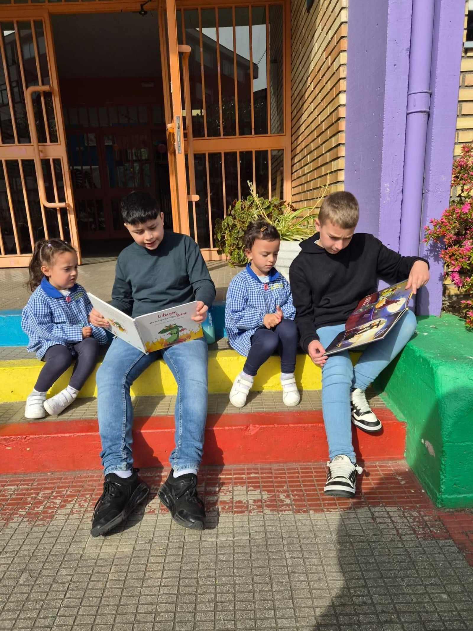 O Día do Libro no colexio Vistahermosa