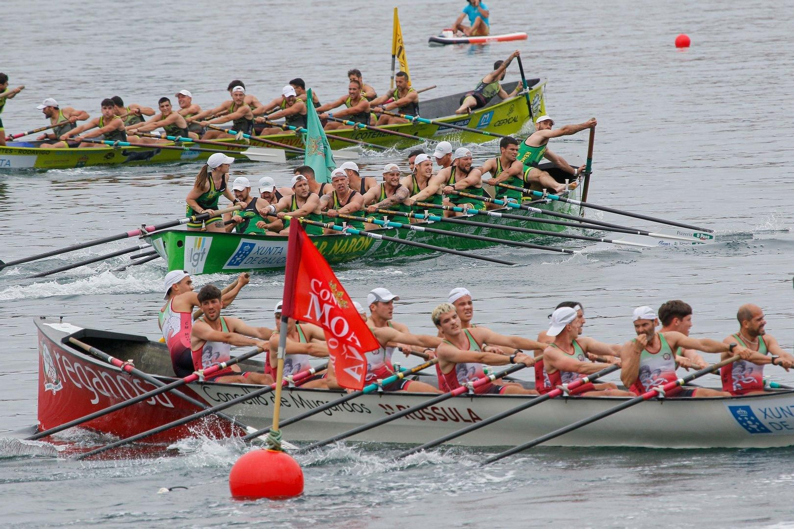 Bandera de Samertolameu de traineras.
