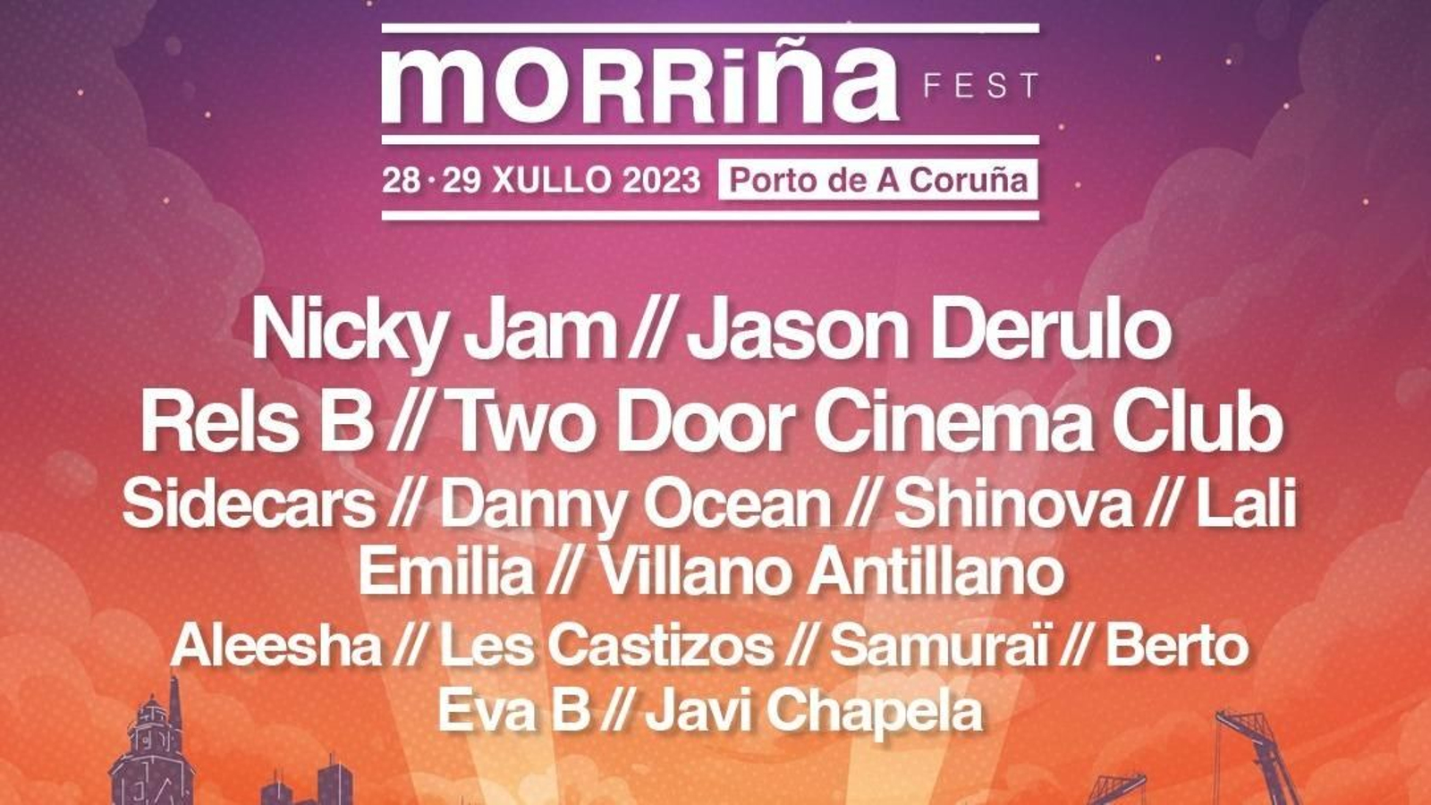 Cartel del Morriña Fest.