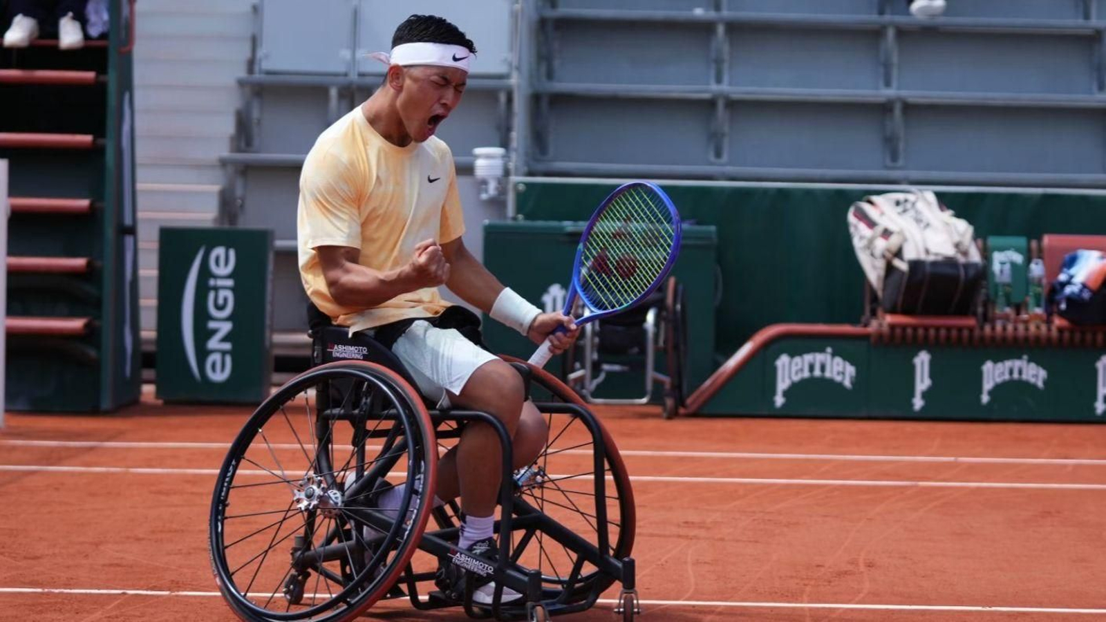 Oda (en la imagen) y Fernández serán los rivales en dobles.