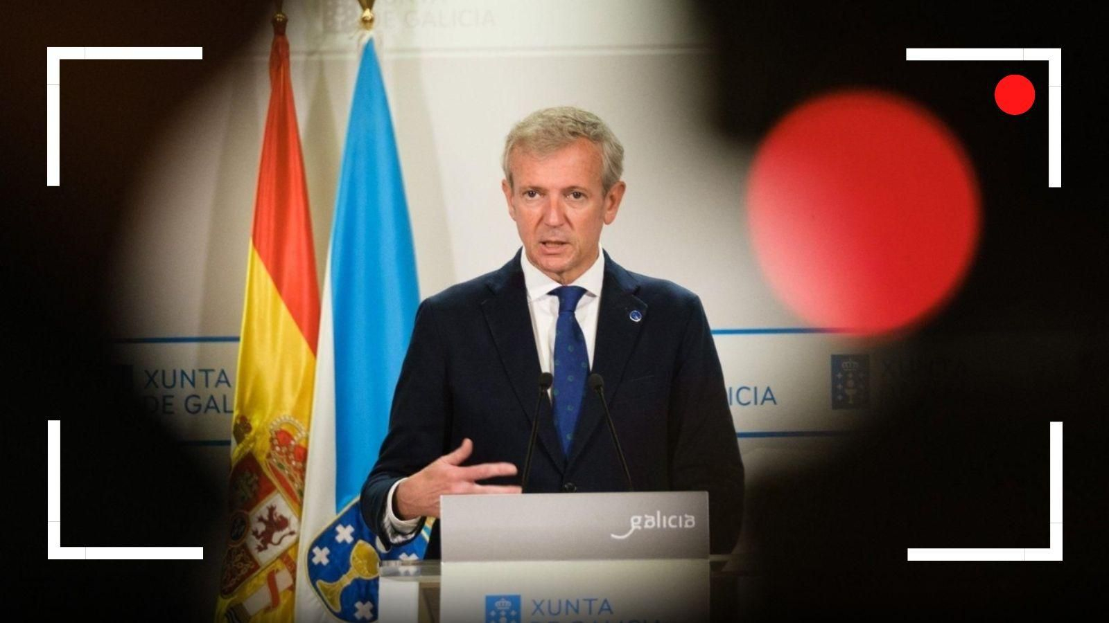 Alfonso Rueda en una imagen de archivo en uno de los Consellos de la Xunta.