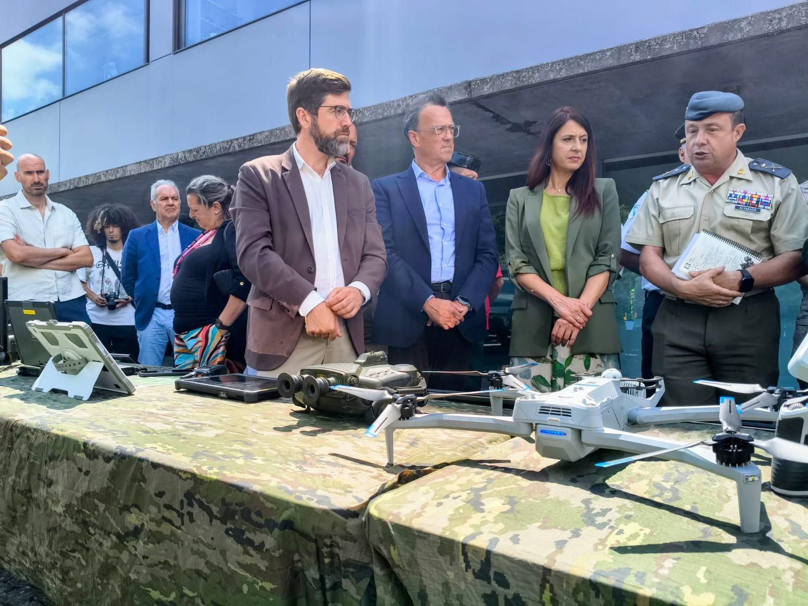 Presentación de la Operación Centinela Gallego 2026, ayer, en la sede de la Xunta en Pontevedra.