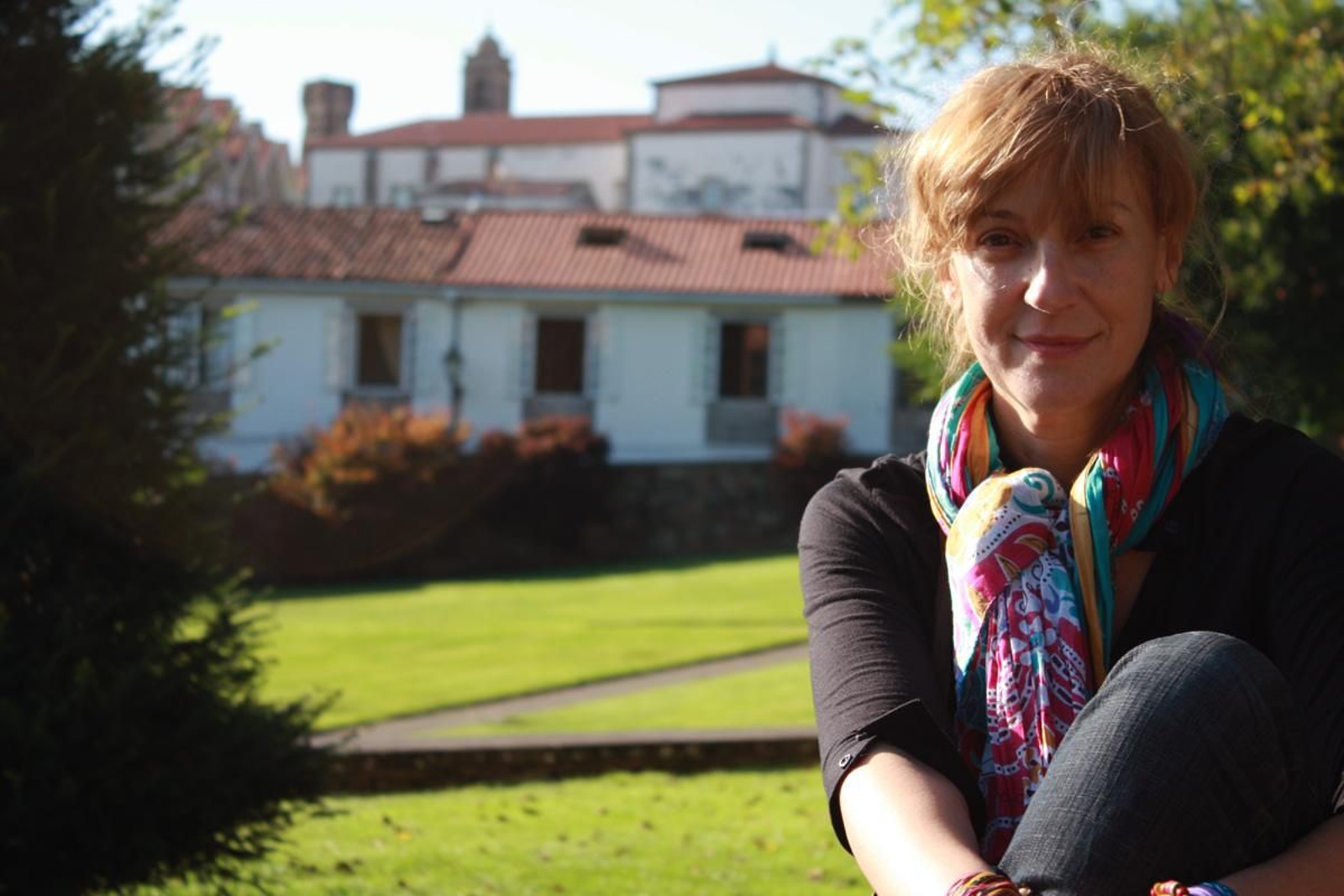 Begoña Caamaño retratada por Sonia Díaz en Santiago de Compostela.