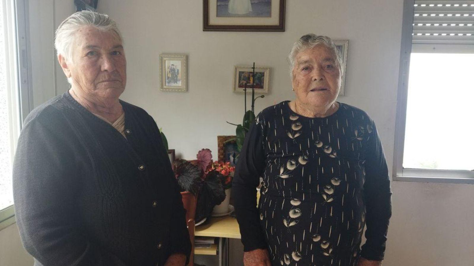 Felisinda Martínez y Dominga Rodríguez.