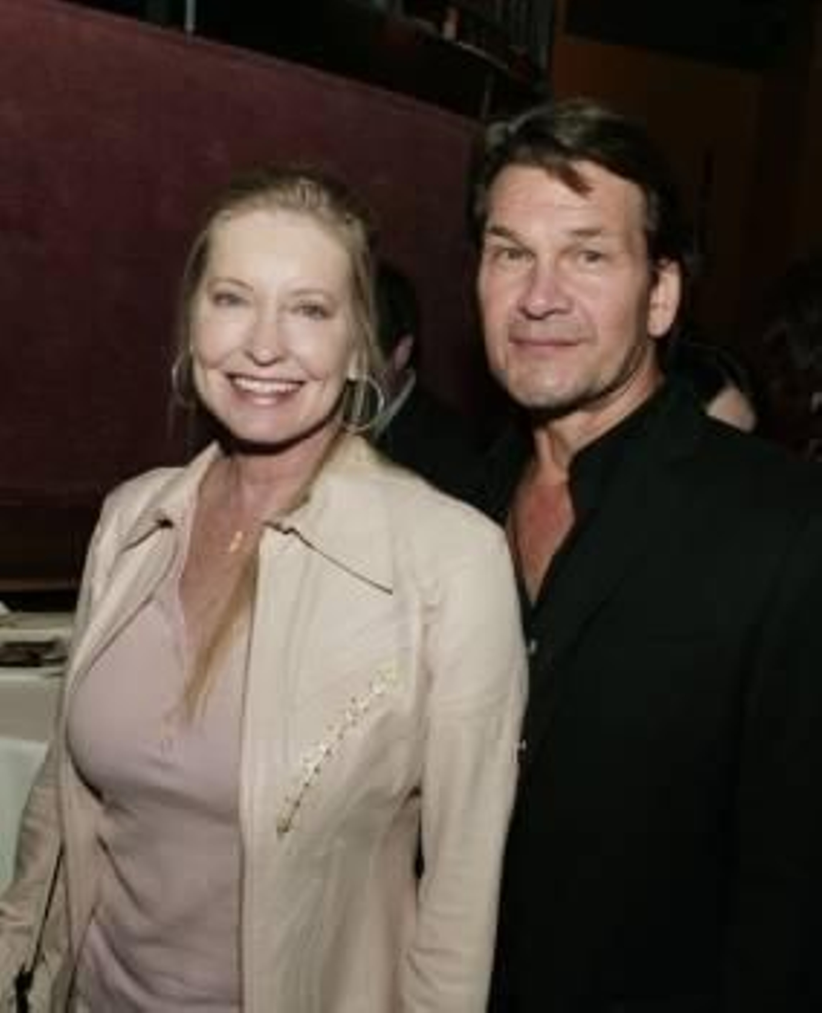 Lisa Niemi y Patrick Swayze.