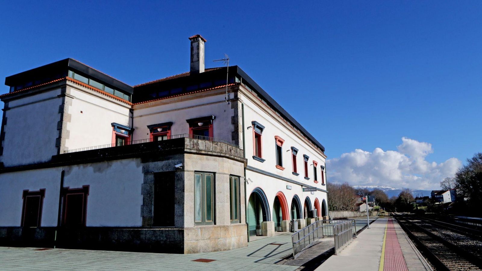 Aspecto que presenta la estación de Molgas.
