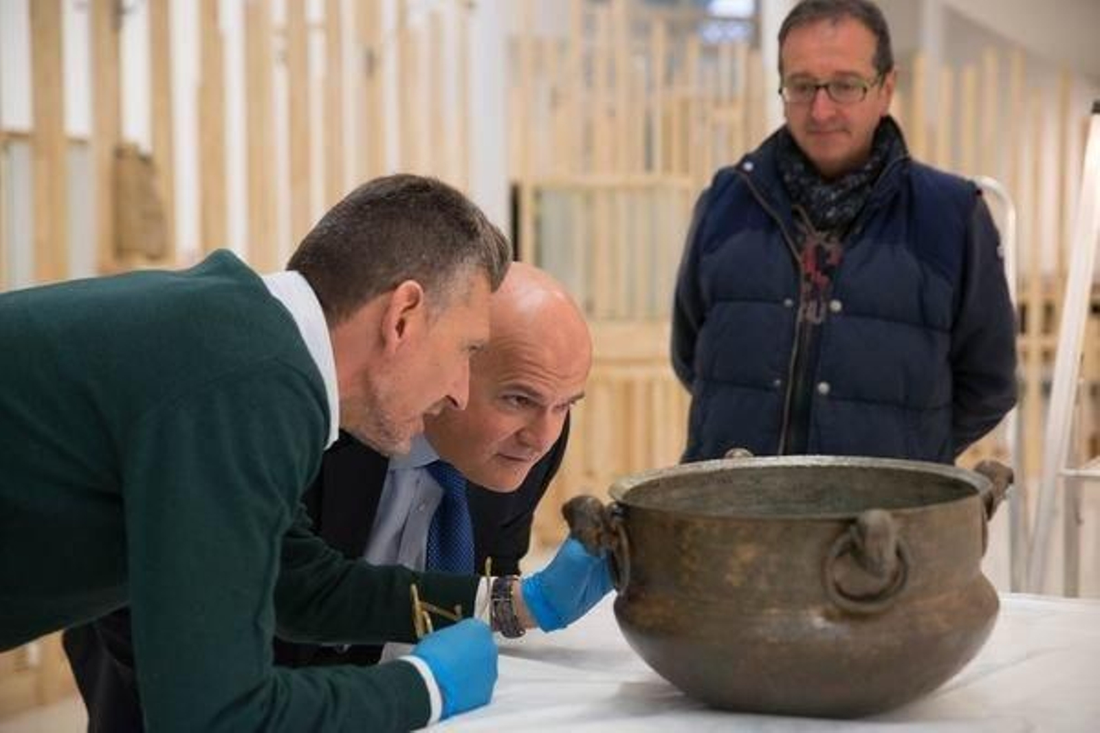 Una imagen de un objeto de la muestra que se expone en Ourense.