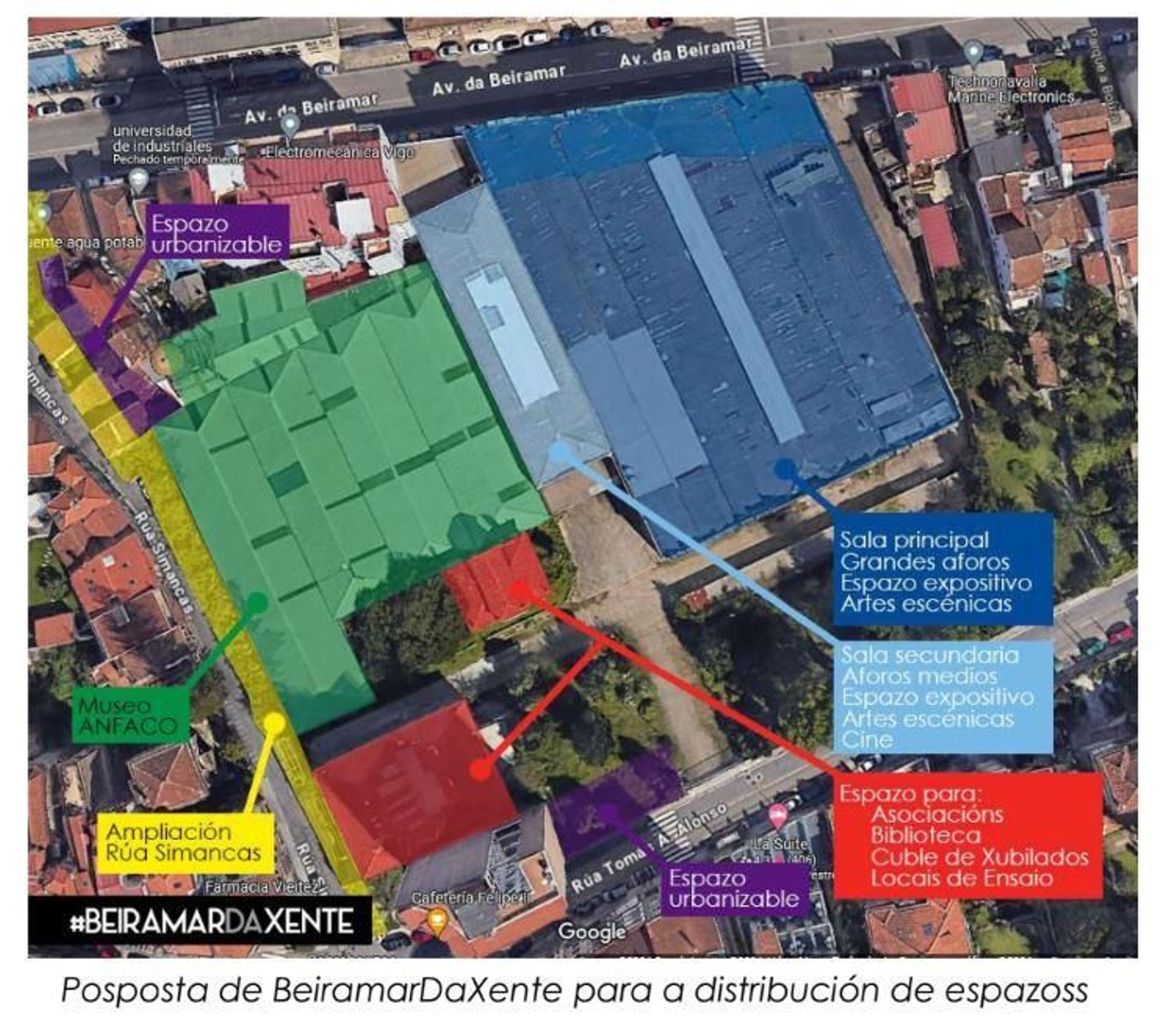 La propuesta del colectivo vecinal para el ámbito de Alfageme, sin viviendas