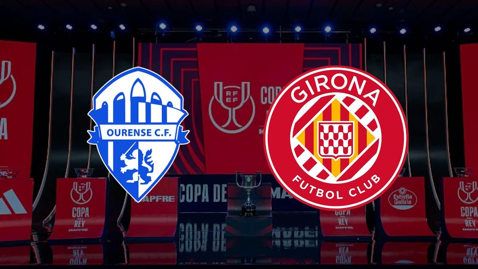 Ourense CF-Girona en segunda ronda de la Copa del Rey.