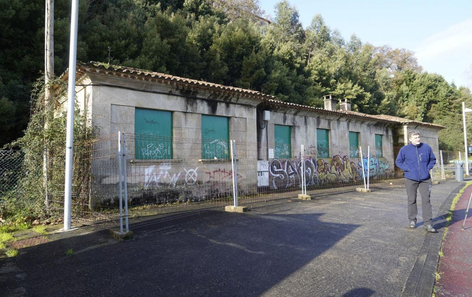El antiguo edificio en el que se proyecta la cafetería.